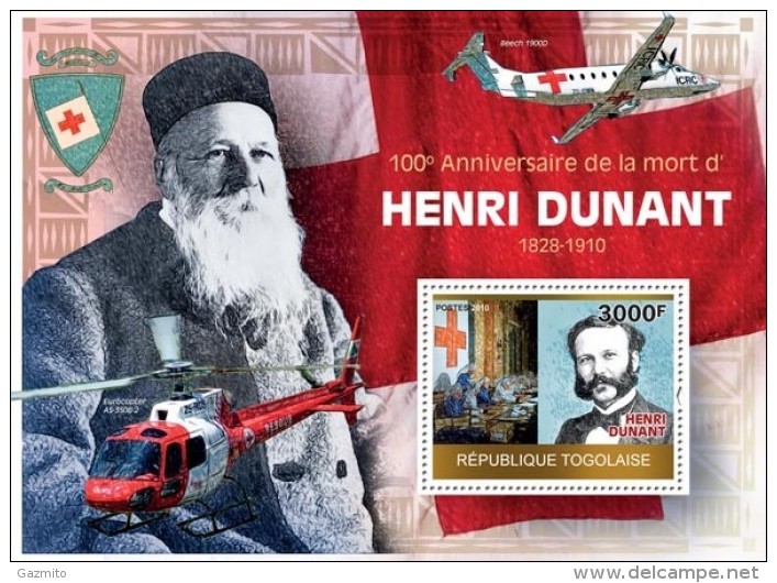 Togo 2010, Red Cross, Dunandt, Elicopter, Airplane, BF - Henry Dunant