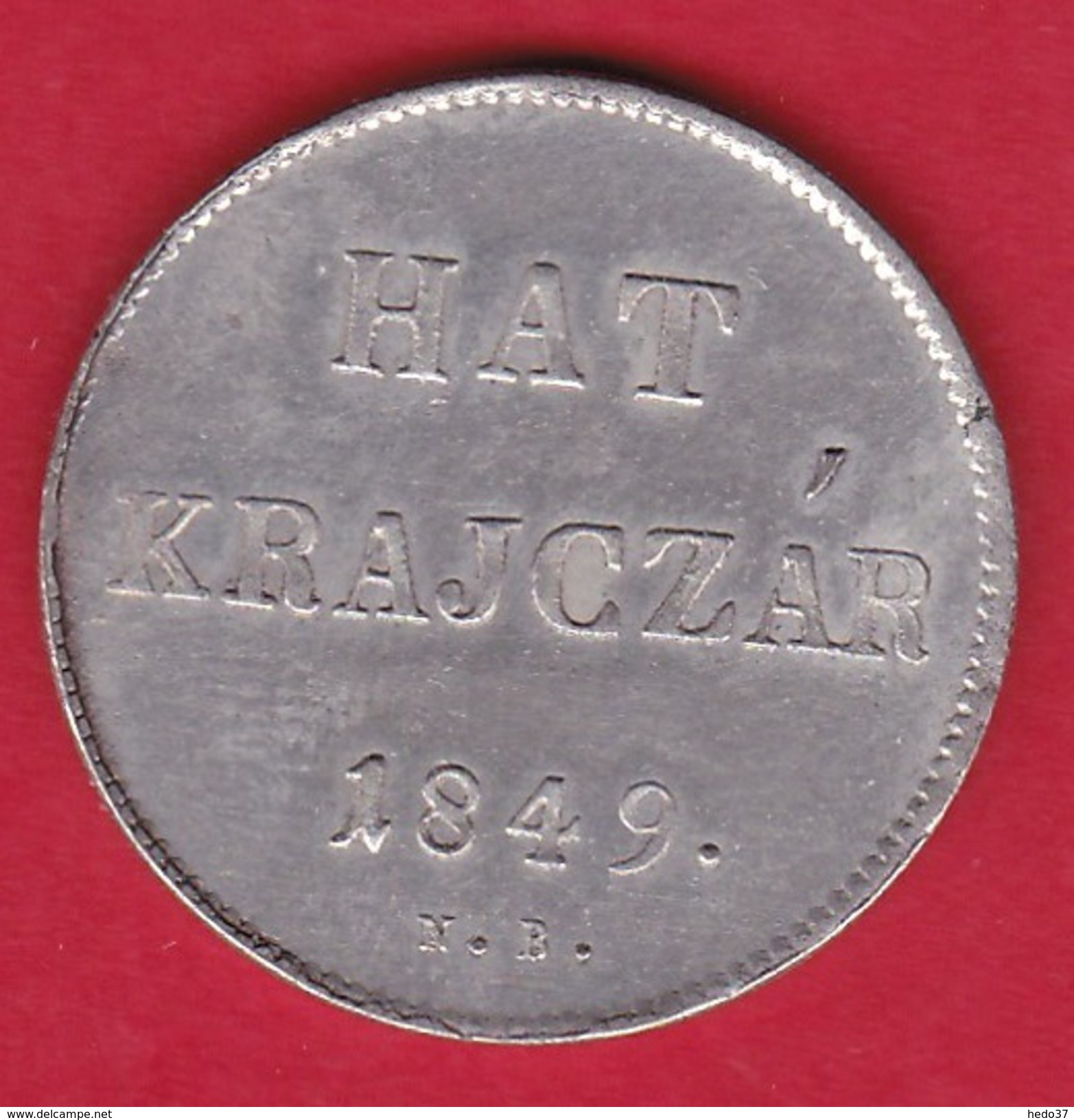 Hongrie - Hat Krajczar 1849 - Argent - Hongrie