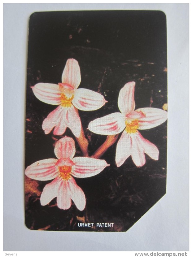 Urmet Phonecard,SRL-16 Orchids,used - Sierra Leone