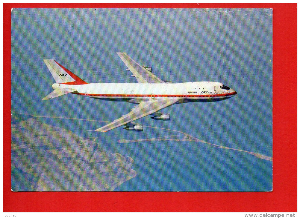 Avion - Boeing 747 - Quadriréacteur De 374 Places - Publicité Au Dos De "Vagantyl" - 1946-....: Era Moderna