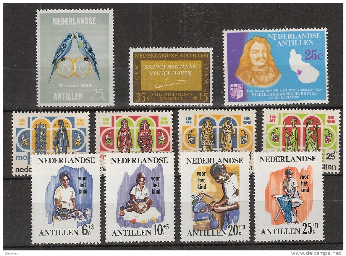 Ned Antillen 1966 Year - Complete - MNH/**/Postfrisch - Antillen