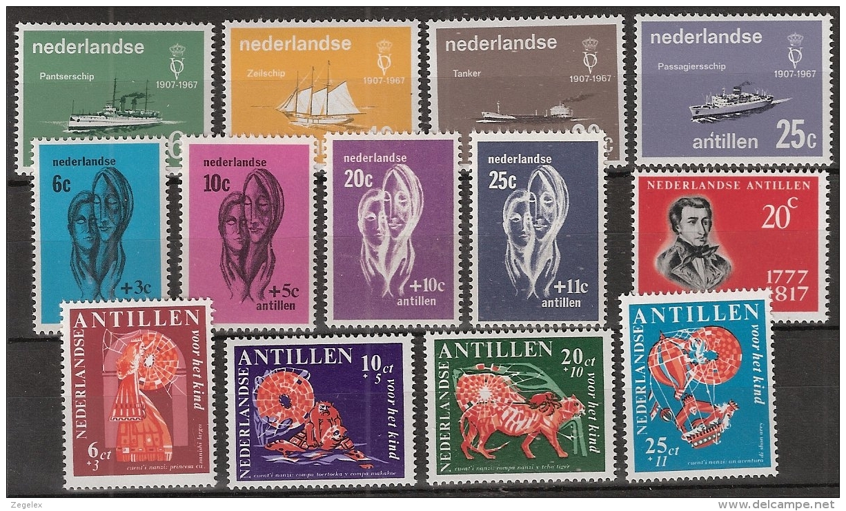 Ned Antillen 1967 Year - Complete - MNH/**/Postfrisch - Antillen