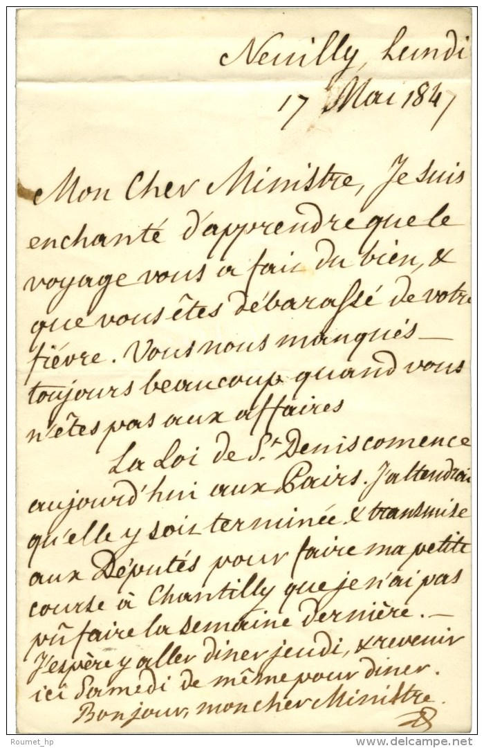 LOUIS-PHILIPPE 1er (1773-1850), Roi Des Français. - Andere & Zonder Classificatie