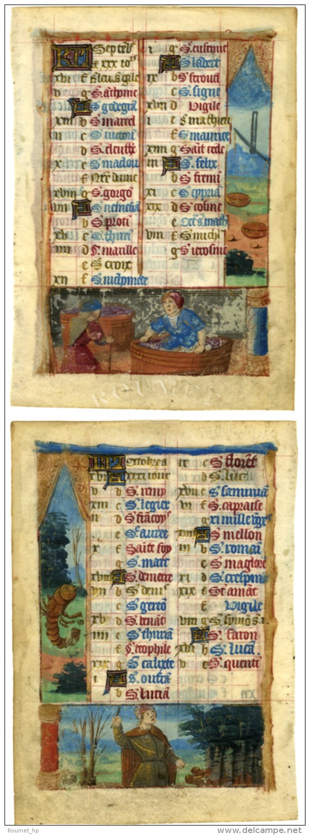 LIVRE D'HEURES - EXTRAIT. - Andere & Zonder Classificatie