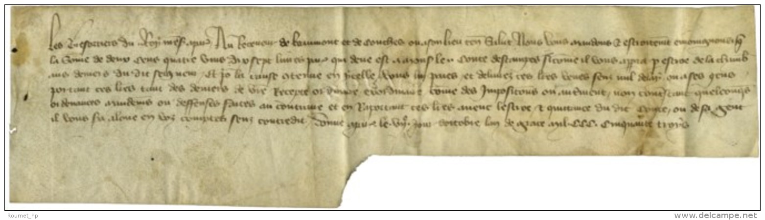 [JEAN II Dit Le Bon (1319-1364), Roi De France]. - Andere & Zonder Classificatie