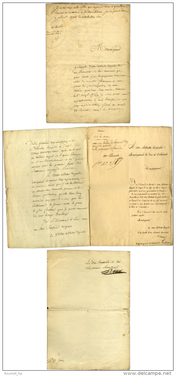 DUMAS Alexandre Père (1802-1870), écrivain Et Homme De Théâtre. - Andere & Zonder Classificatie