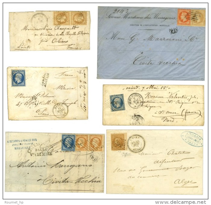 Lot De 6 Lettres Diverses. - B / TB. - Verzamelingen