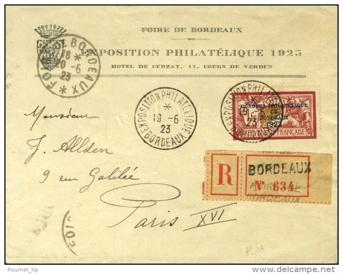 Càd EXPOSITION PHILATELIQUE / BORDEAUX / N° 182. 1923. - TB. - 1877-1920: Semi-moderne Periode