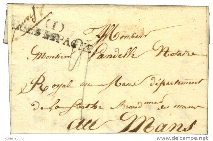 (I) / ARM. D'ESPAGNE Sur Lettre Avec Texte Daté De Vitoria. 1826. - TB / SUP. - Legerstempels (voor 1900)