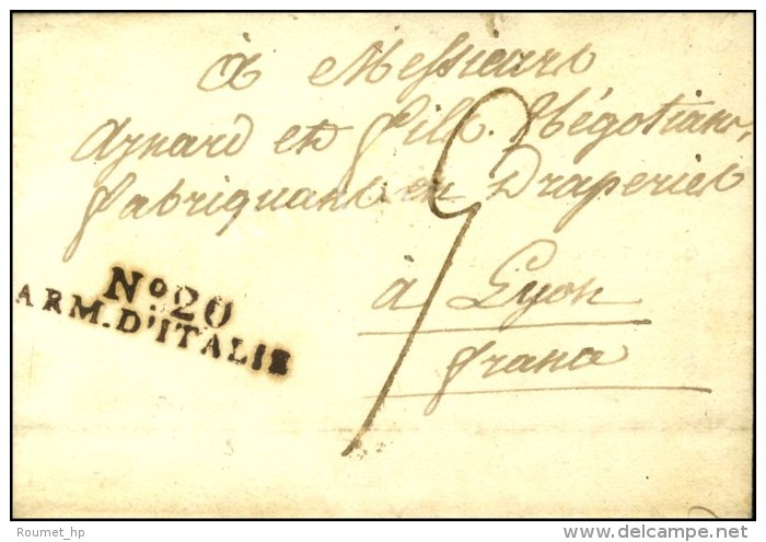 N° 20 / ARM. D'ITALIE Sur Lettre Sans Correspondance Daté De Vérone. 1806. - SUP. - Legerstempels (voor 1900)