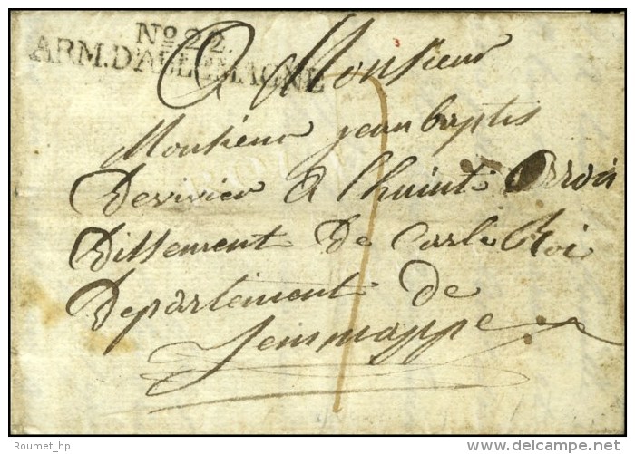 N° 22 / ARM. D'ALLEMAGNE Sur Lettre Avec Texte Daté De Magdebourg 1811. - TB / SUP. - Legerstempels (voor 1900)