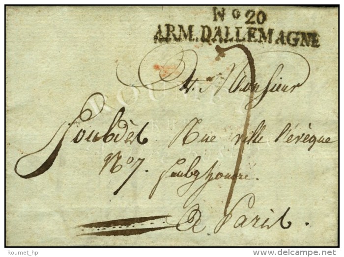 N° 20 / ARM. D'ALLEMAGNE Sur Lettre Avec Texte Daté De La Principauté D'Isembourg. 1810. - SUP.  ... - Legerstempels (voor 1900)