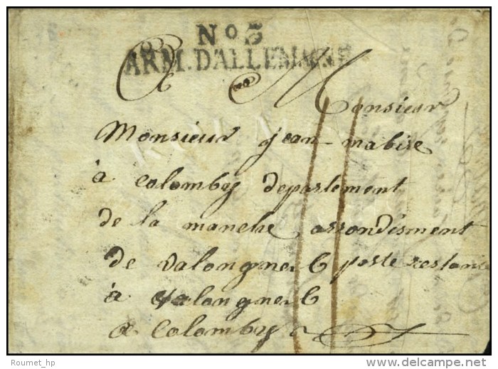 N° 3 / ARM. D'ALLEMAGNE Sur Lettre Avec Texte Daté De Gustron. 1811. - TB / SUP. - Legerstempels (voor 1900)