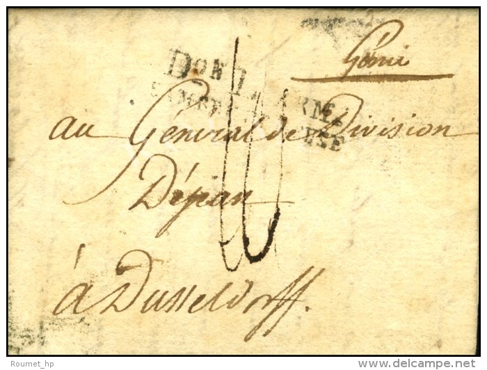 Don L ARM. / SAMBRE ET MEUSE Sur Lettre Avec Texte Daté De Simeren An 4. - TB. - Legerstempels (voor 1900)