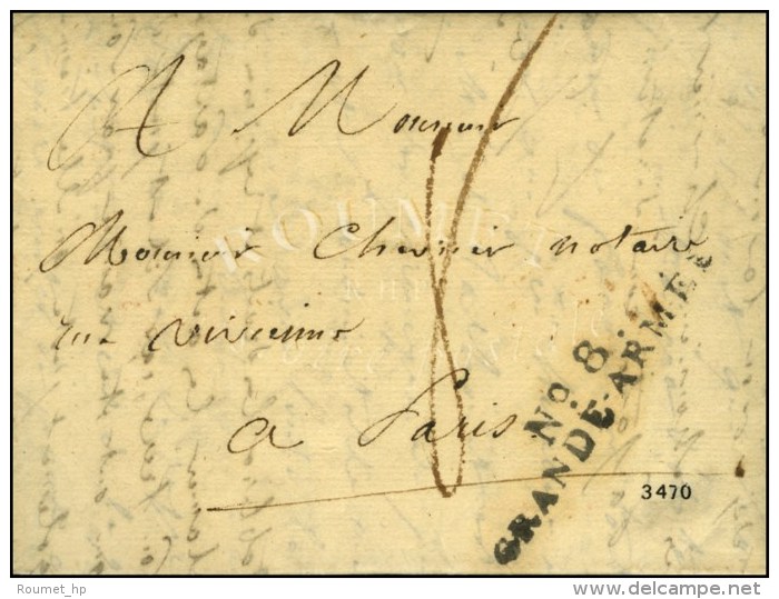 N° 8 / GRANDE ARMÉE Sur Lettre Avec Texte Daté De Goldberg Le 1 Juillet 1813 Signée Du... - Legerstempels (voor 1900)