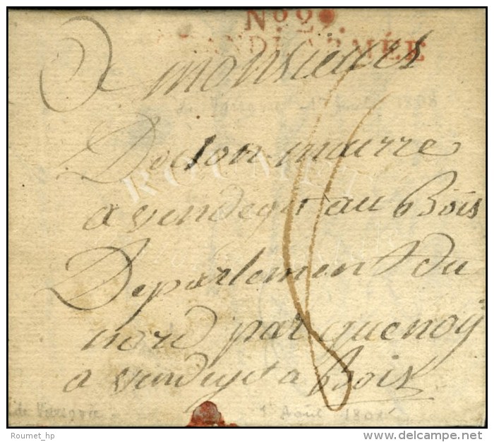 N° 29 / GRANDE ARMÉE Rouge Sur Lettre Avec Texte Daté De Varsovie Le 1 Août 1808. - TB. - Legerstempels (voor 1900)