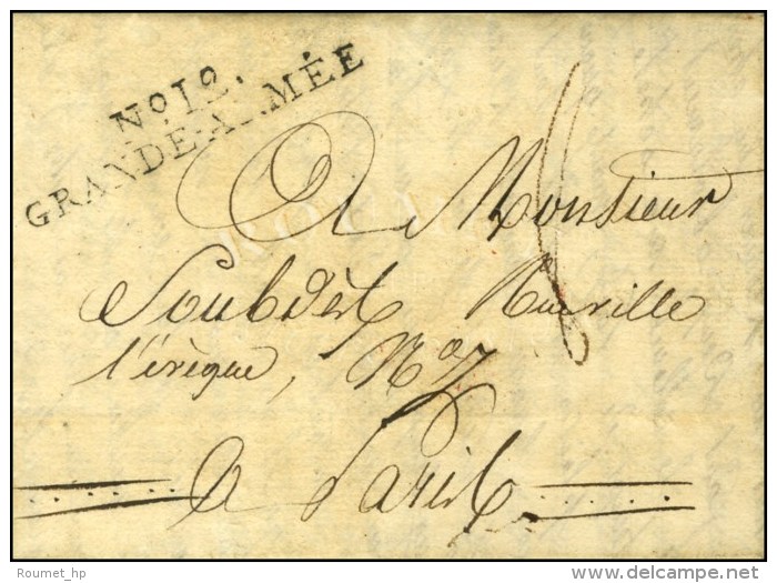N° 12 / GRANDE ARMEE Sur Lettre Avec Superbe Texte Daté De Lunebourg. 1808. - SUP. - R. - Legerstempels (voor 1900)