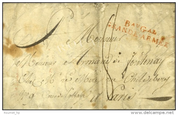 Bau Gal / GRANDE ARMÉE Rouge Sur Lettre Avec Texte Daté De Sumede (Russie) Le 10 Octobre 1807. - TB /... - Legerstempels (voor 1900)