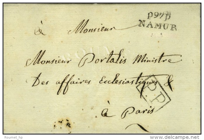 P.97.P / NAMUR Sur Lettre Avec Texte Daté De Dinant S Meuse. 1802. - SUP. - 1792-1815: Veroverde Departementen