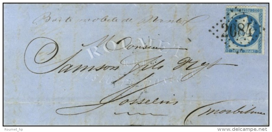 GC 2084 / N° 22 Mention Manuscrite '' Boite Mobile De Nantes '' Sur Lettre Pour Josselin. 1865. - TB / SUP. -... - Andere & Zonder Classificatie