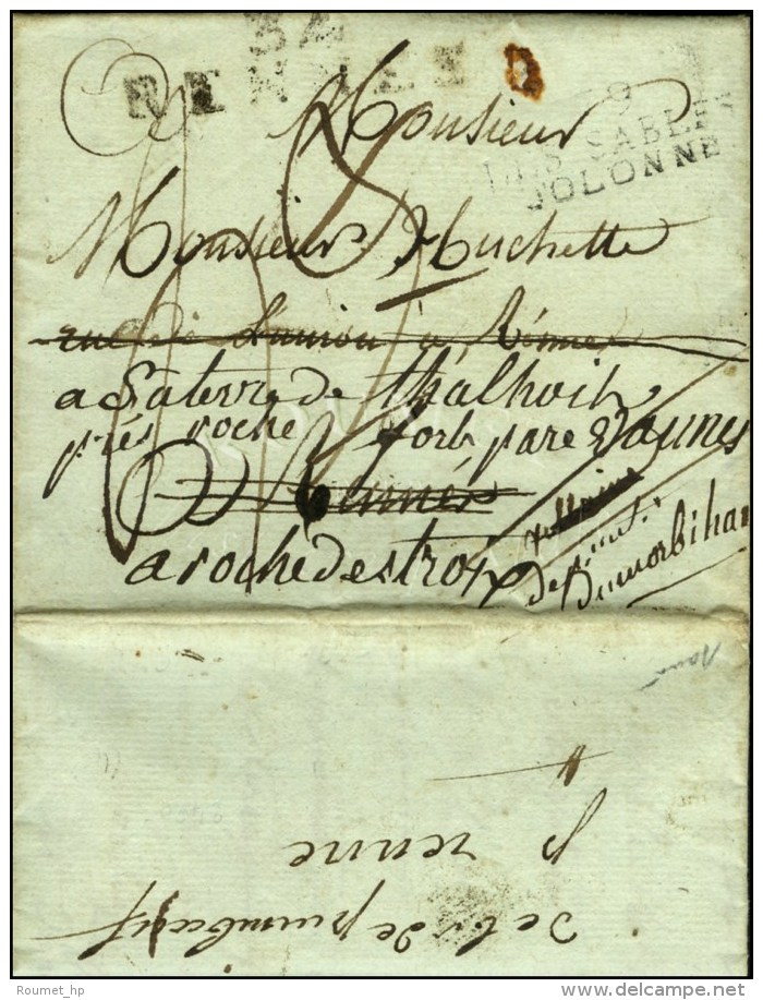 79 / LES SABLES / D'OLONNE Sur Lettre Avec Texte Daté 1806 Avec Nombreuses Réexpéditions. Au... - ....-1700: Precursores