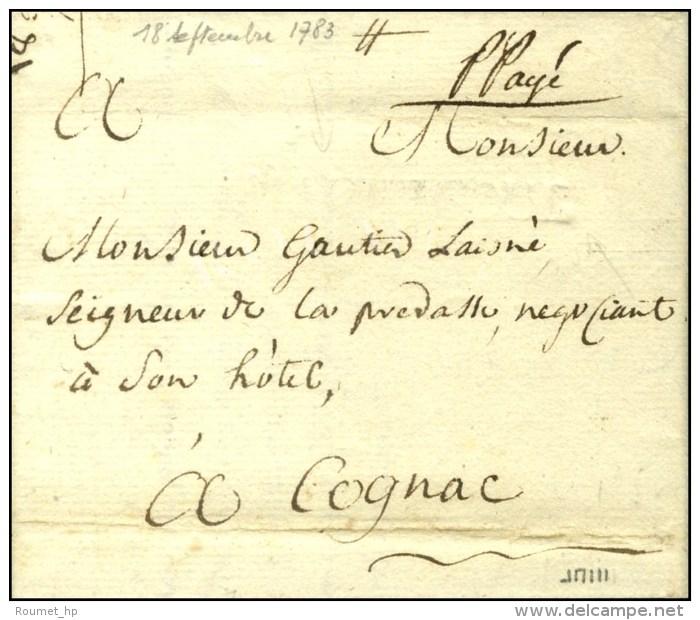 MACHECOUL (à Sec) (L. N° 2a) + '' P. Payé '' (L. N° 4) Sur Lettre Avec Texte Daté... - ....-1700: Voorlopers