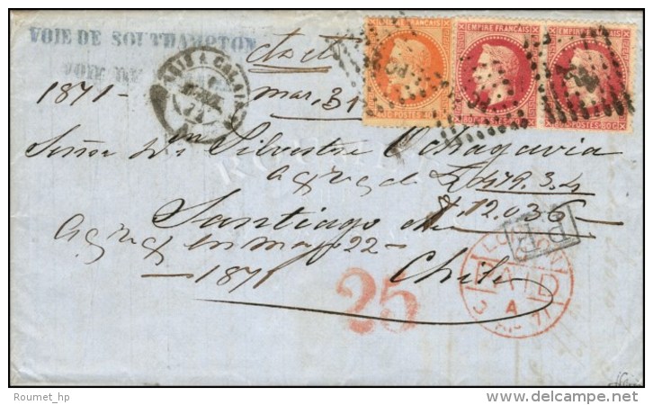 Lettre Avec Texte Daté De Paris Le 31 Mars 1871, Acheminée Par Passeur Privé Et Remise... - Oorlog 1870