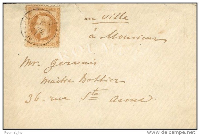 Càd De Rayon 2 PARIS 2 (60) 6 AVRIL 1871 / N° 28 Sur Lettre Pour Paris. - TB. - R. - Oorlog 1870