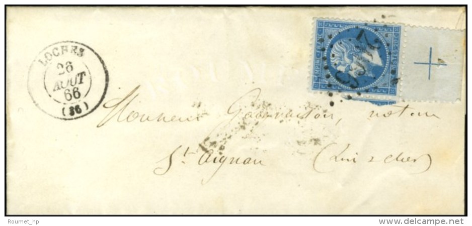 GC 2066 / N° 22 Bdf Avec Croix De Repère Càd T 15 LOCHES (36). 1866. - SUP. - 1862 Napoleon III