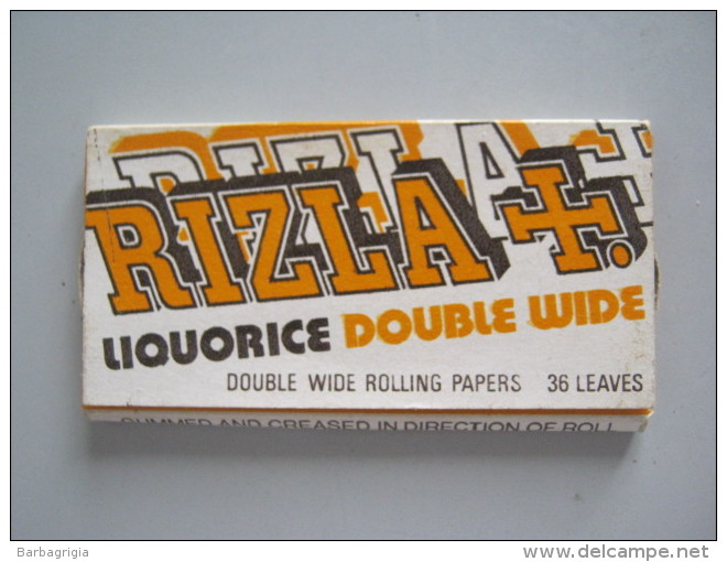 CARTINA PER SIGARETTE RIZLA LIQUORICE DOUBLE WIDE - Autres & Non Classés