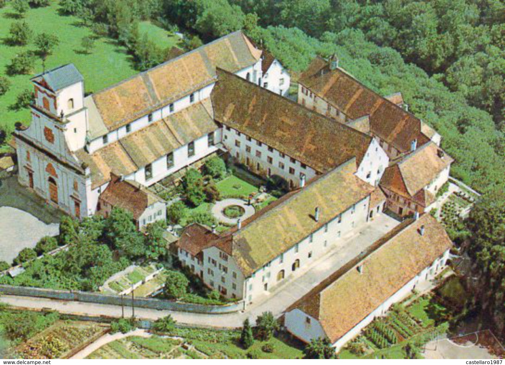 Kloster Mariastein - SO - Fliegeraufn - Metzerlen-Mariastein