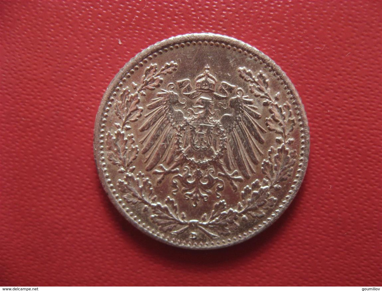 Allemagne - 1/2 Mark 1915 D 2286 - 1/2 Mark