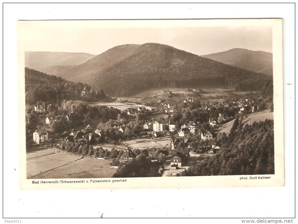 CPA  Bad Herrenalb Schwarzwald  Falkenstein Gesehen 1945 - Bad Herrenalb