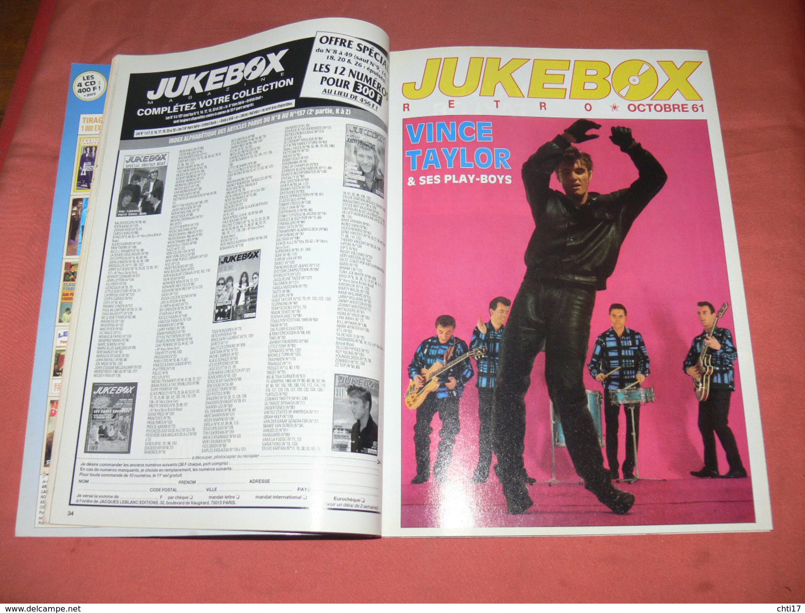 JUKEBOX MAGAZINE / COTE  DISQUES VINYLES 1960 / SPECIAL JOHNNY HALLYDAY SPECIAL QUEBEC 1960/ 68 /CARTES POSTALES RARETE