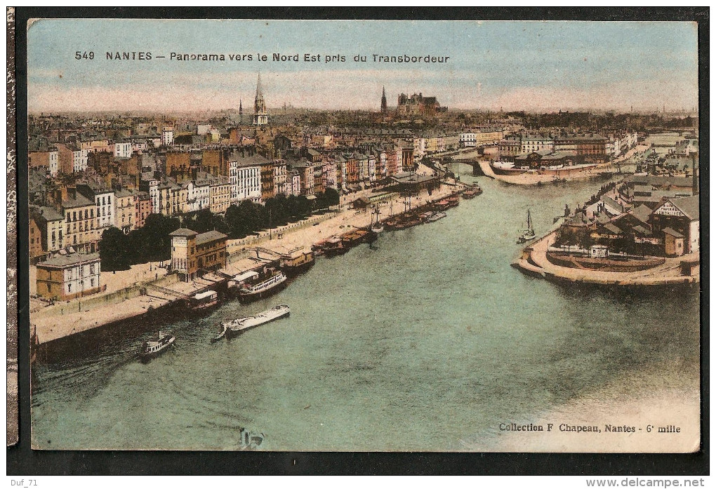 Lot 2 CPA NANTES : -Les Quais Et Le Port N°24, 11°mille  -Panorama Vers Le Nord-est Pris Du Transbordeur - Nantes