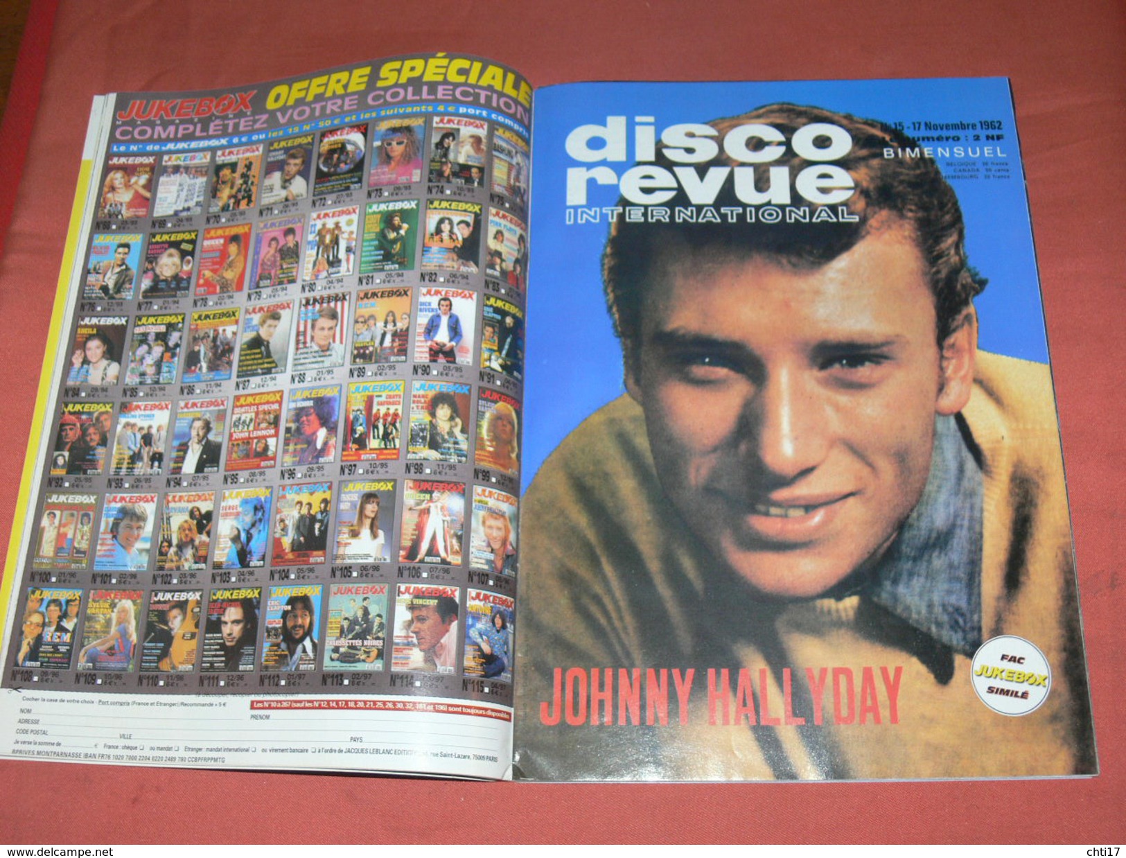 JUKEBOX MAGAZINE / COTE  DISQUES VINYLES 1960 / SPECIAL ROLLING STONES 45 TOURS DECCA ALLEMANDS  /CARTES POSTALES RARETE