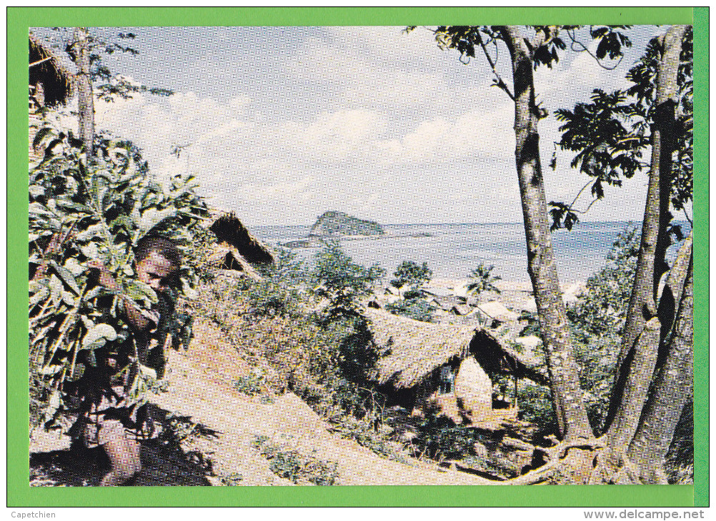 MAYOTTE / VUE DE SADA.../ Carte Vierge Des Années 70 - Mayotte