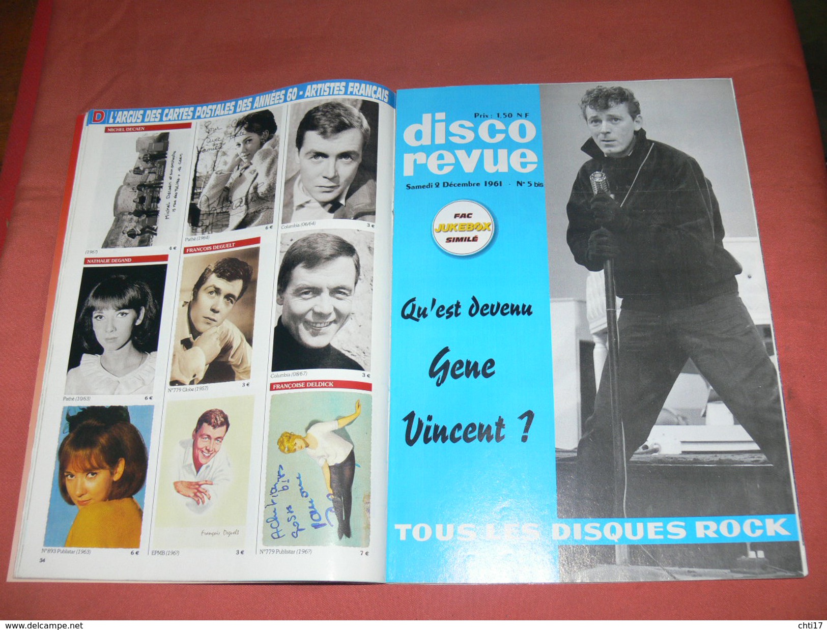 JUKEBOX MAGAZINE / COTE  DISQUES VINYLES 1960 / SPECIAL ANNEES 1969  / COTE CARTES POSTALES RARETE