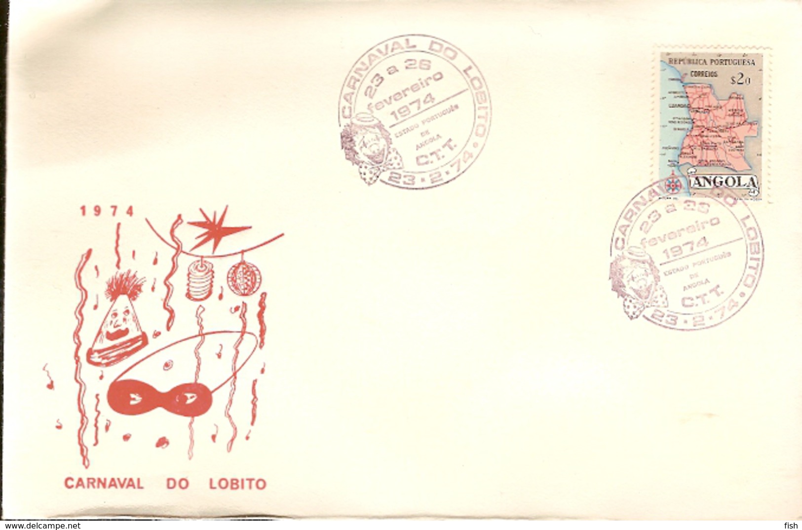 Angola & FDC Overseas Carnival Of Lobito, Lobito 1974 (382) - Carnival