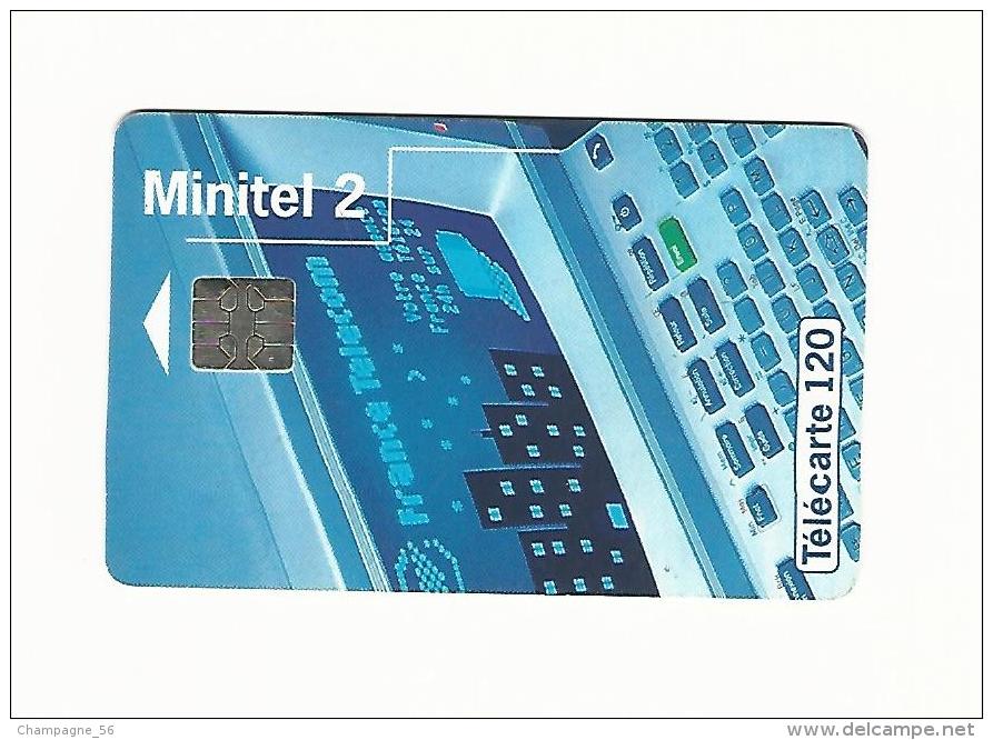 VARIÉTÉS FRANCE TÉLÉCARTE 08 / 94  F502 MINITEL 2 V1  120 U   SO5     UTILISÉE A 48012756 / 449686670 - Fehldrucke