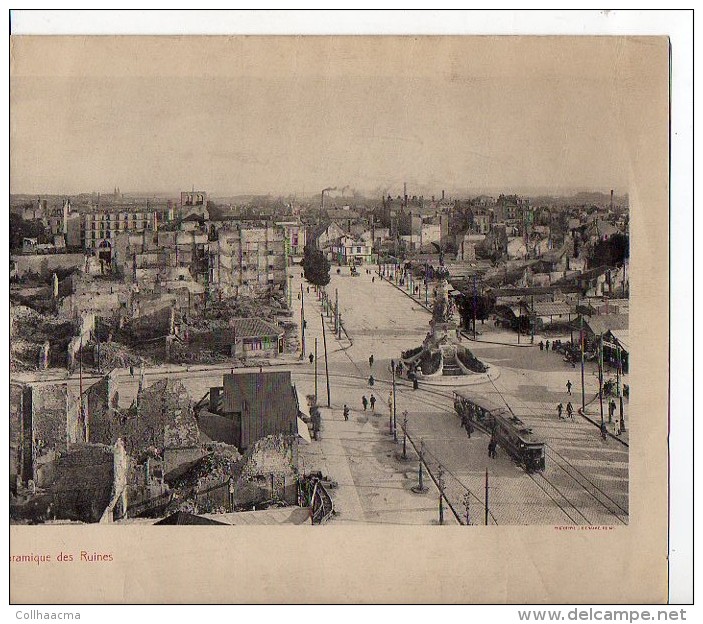 Grande Guerre 1914/1918 / Reims / Vue Panoramique Des Ruines - Historische Documenten