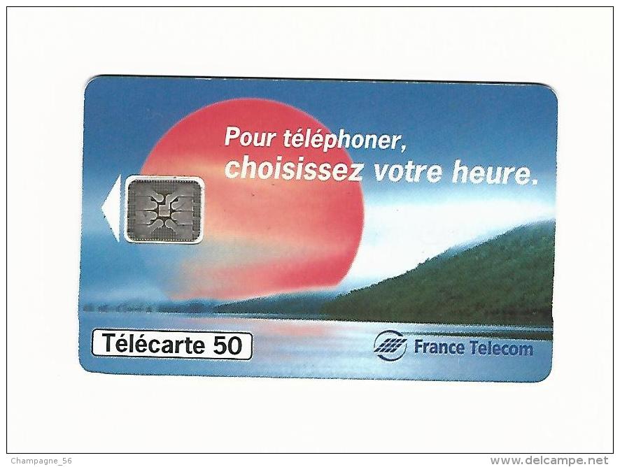 VARIÉTÉS FRANCE 11 / 94  F526 SOL. ROUGE 2  50 U V3 SC5 P7  VERSO AVEC FRAISAGE UTILISÉE  C4B050016 FRAISAGE - Variétés