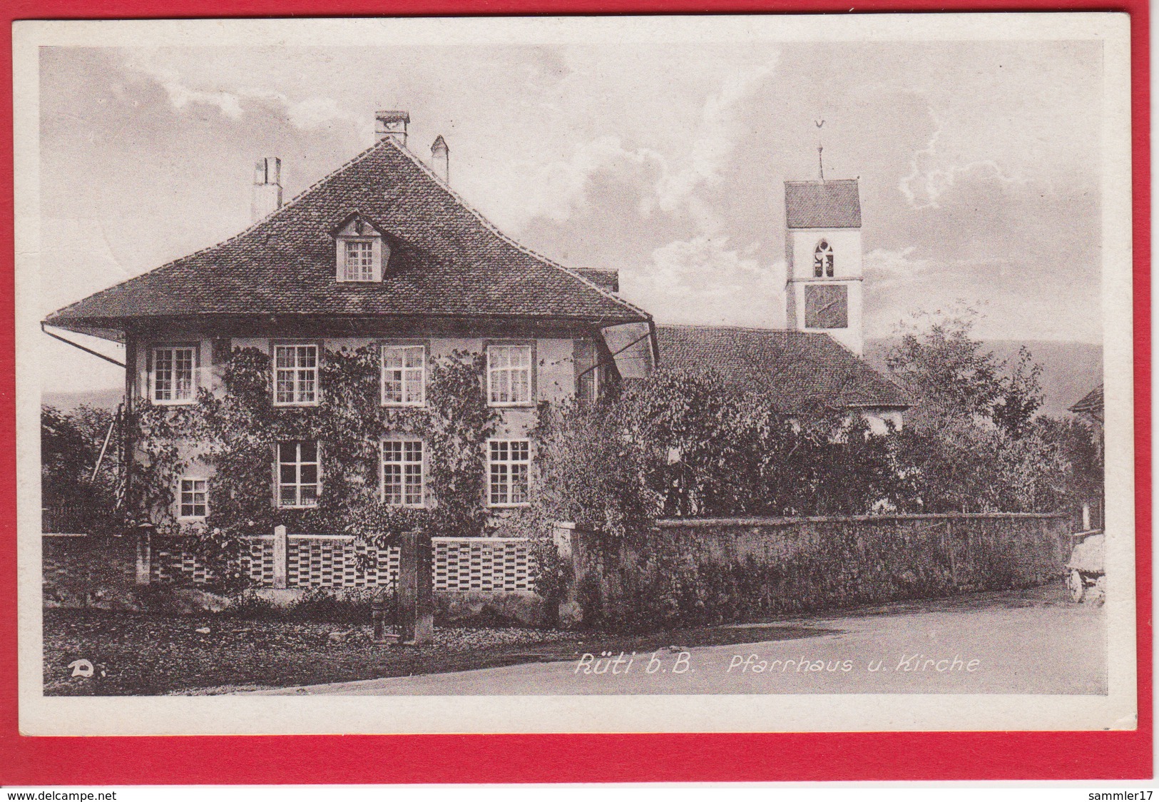 RÜTI BEI BÜREN, PFARRHAUS UND KIRCHE - Büren An Der Aare