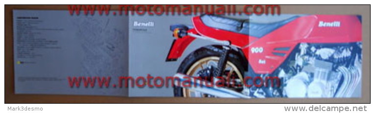 Benelli 900 SEI Depliant Originale Genuine Factory Brochure Prospekt - Motorräder