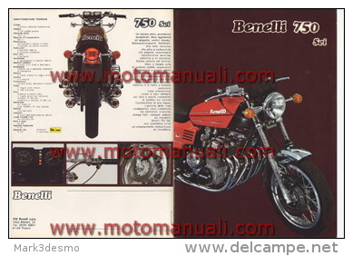 Benelli 750 SEI Depliant Originale Genuine Factory Brochure Prospekt - Motorräder