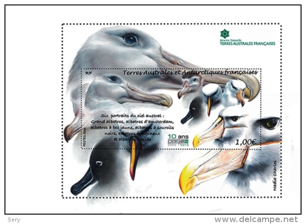 TAAF 2016 Block MNH Albatros Bird Oiseau  Birds Oiseaux - Albatro & Uccelli Marini