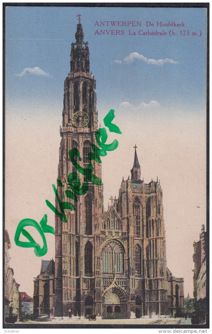 Antwerpen, ANVERS, De Hoofdkerk, Kathedrale, Um 1912 - Churches & Cathedrals