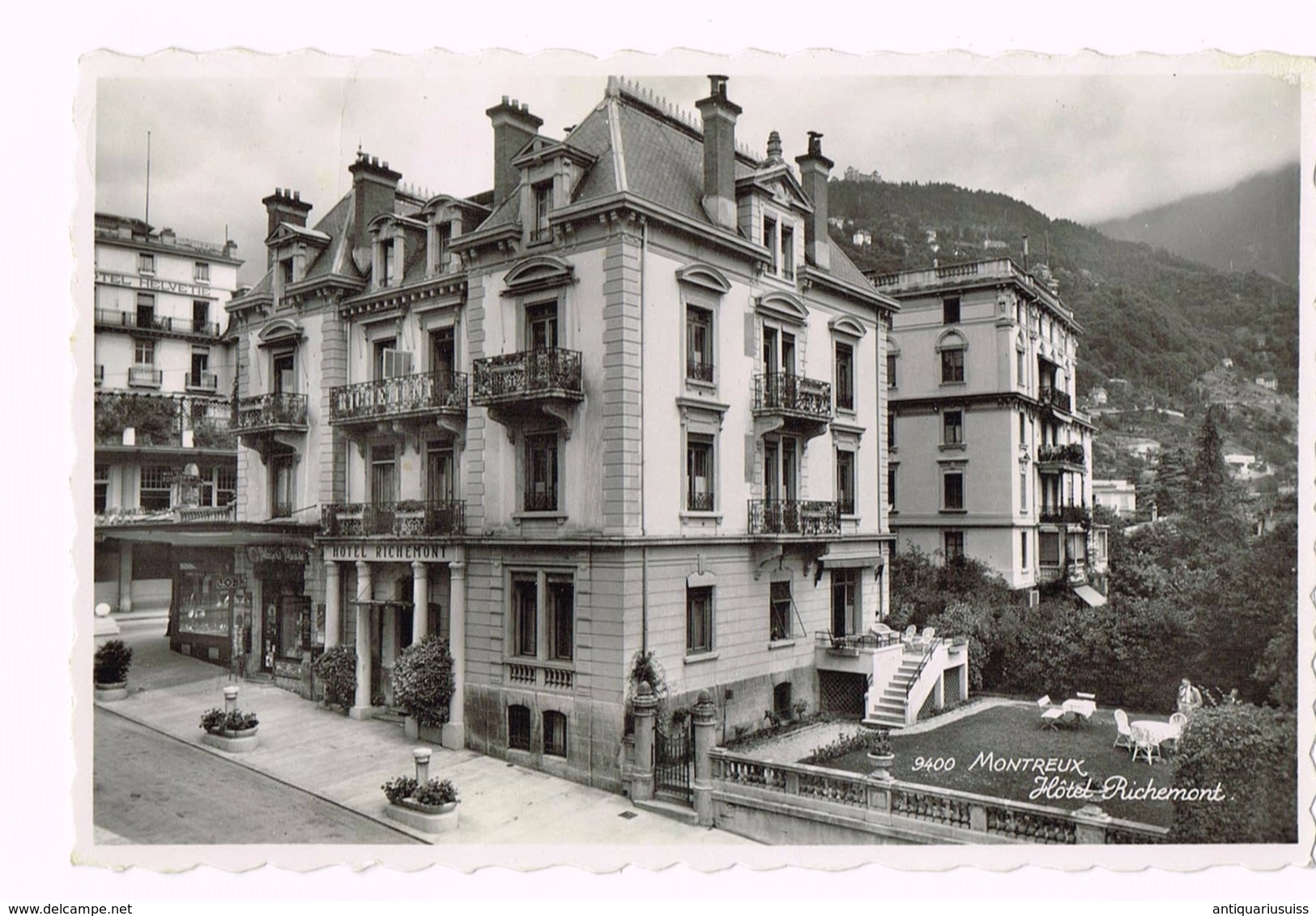 Montreux - Hotel Richemont - 1945 - Suisse - Schweiz - Timbre/Stamp - Montreux