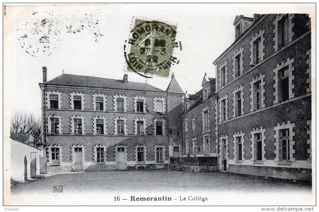 41 - ROMORANTIN - Le Collège - Romorantin