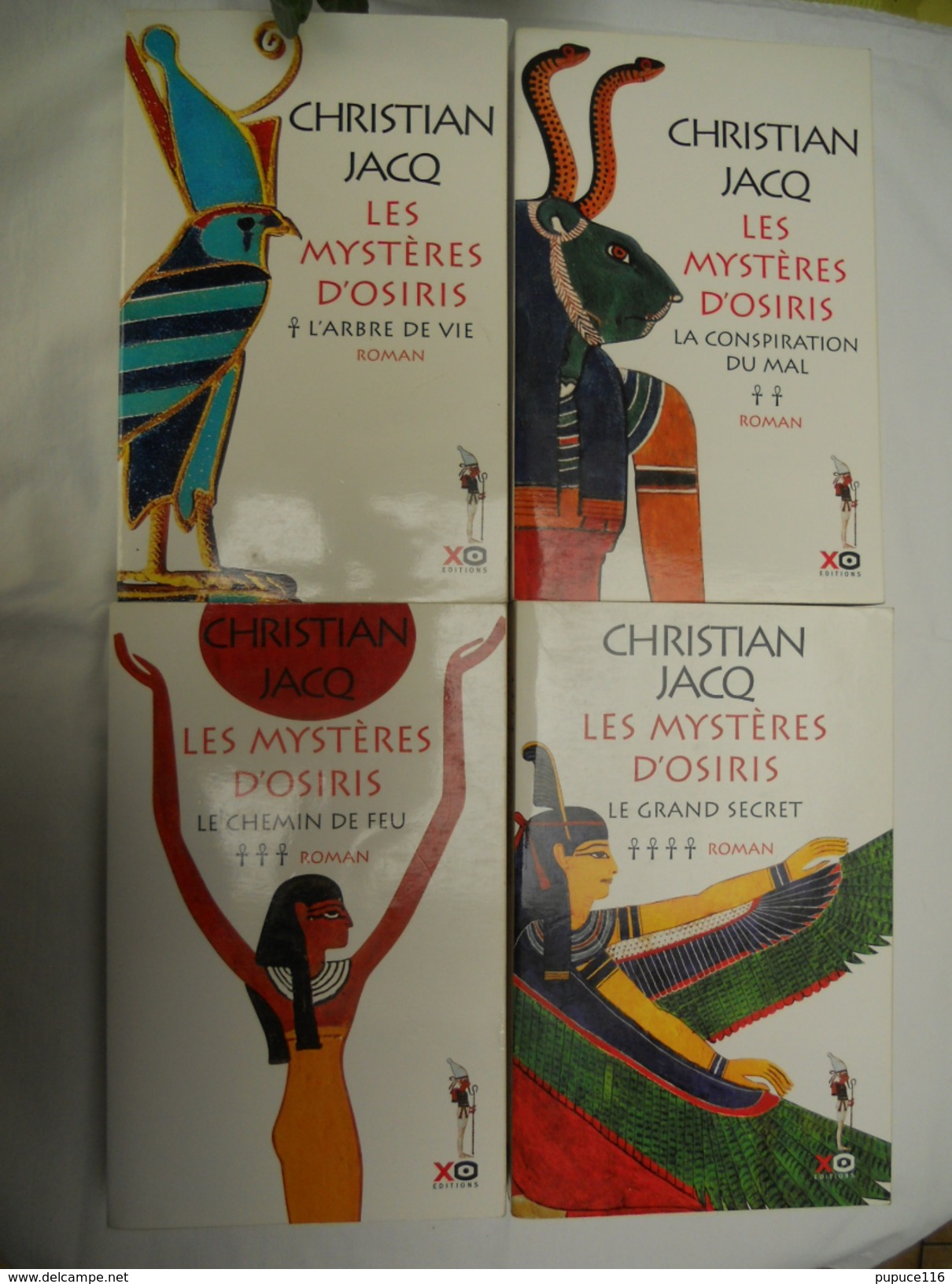 Les Mystère D'Osiris Complet ( 4 Volumes ) - Christian Jacq - Historisch